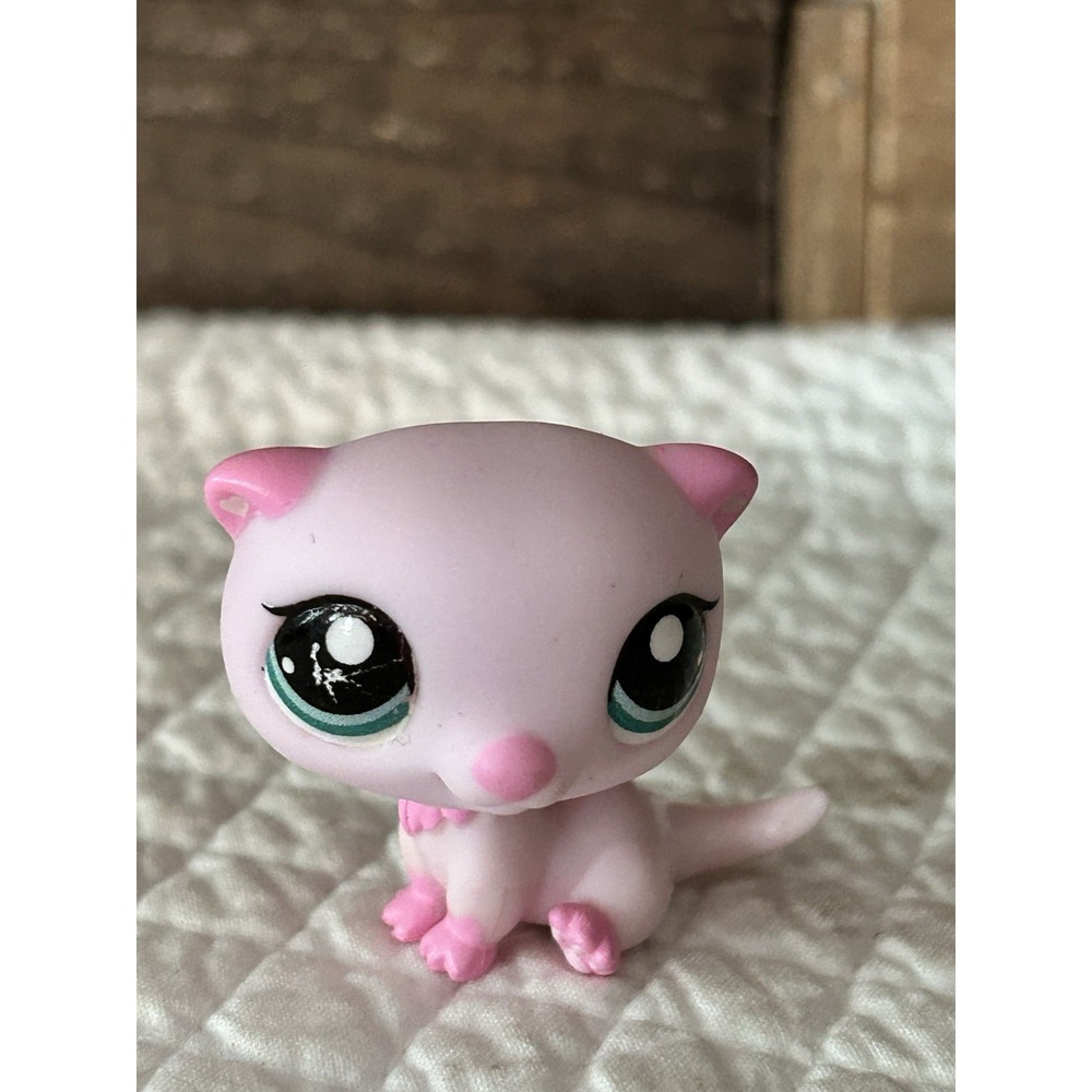 LPS Hasbro Pink Sea Otter Littlest Pet Shop Toy Figurine Figure